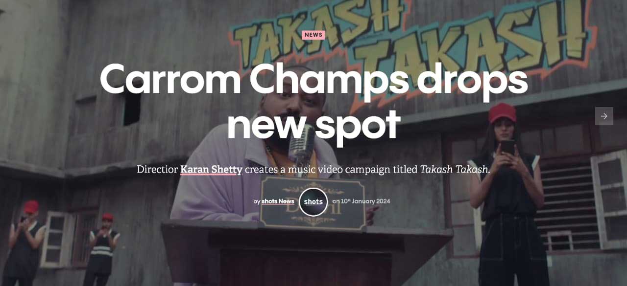 carrom champs drops new spot